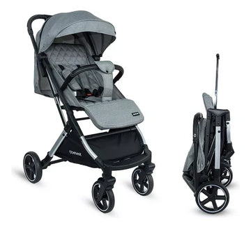 Coche Compacto para Bebe Pixel Gris Bebesit